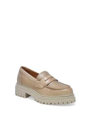 Miz Mooz Legend Platform Loafer - Natural