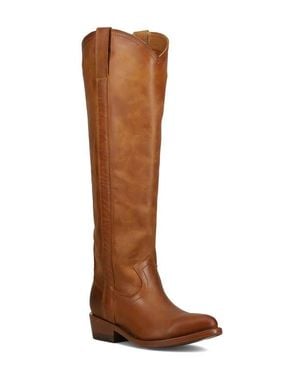 Frye Billy Softy Tall Western Boot - Brown