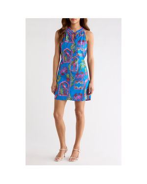 Sugarlips Bally Tropical Gloria Dress - Blue