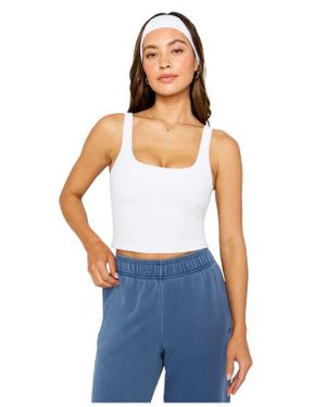 Fabletics Pureluxe Built-In Bra Tank - Blue
