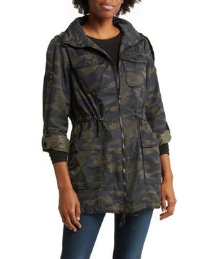 BLANC NOIR Mastermind Water Resistant Print Jacket - Black