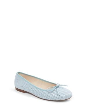 Patricia Green Skim Ballerina Flat - White