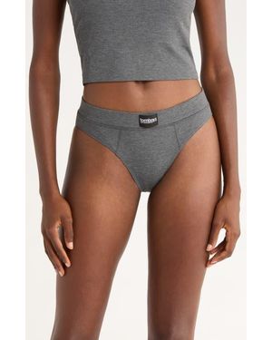 TOMBOYX Rib Bikini Briefs - Gray