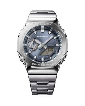 G-Shock G-Steel Gm2110D-8A Ana-Digi Bracelet Watch, 49.3Mm X 44.4Mm - Metallic