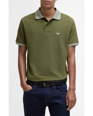 Barbour Marlton Tailored Fit Polo - Green