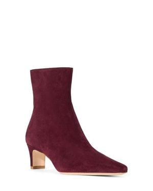 STAUD Wally Ankle Boot - Red