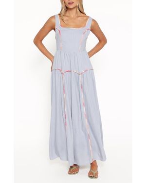 Petal & Pup Kyla Maxi Dress - Blue