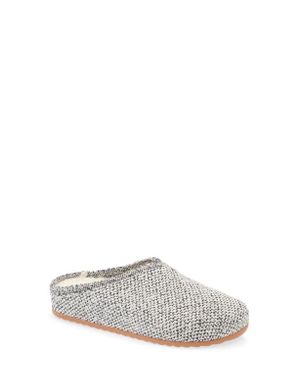 Rothy's The Cozy Faux Shearling Lined Clog - Gray