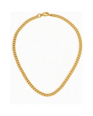 Gwen Beloti Nola Curb Chain Anklet - Metallic