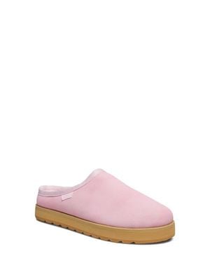 Sanuk Yoga Cloud Lounger Leather Slipper - Pink