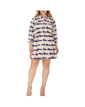 Standards & Practices Blouson Dress - Multicolor