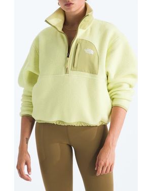 The North Face Yumiori Off Peak Recycled Fleece Pullover - Green