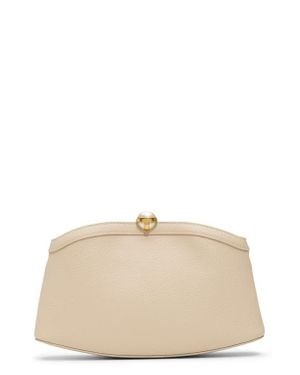 Ted Baker Aster Leather Clutch - Natural