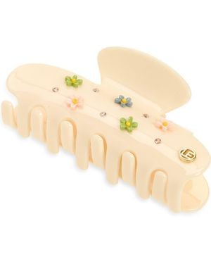 L. Erickson Kenna Embellished Claw Clip - Natural