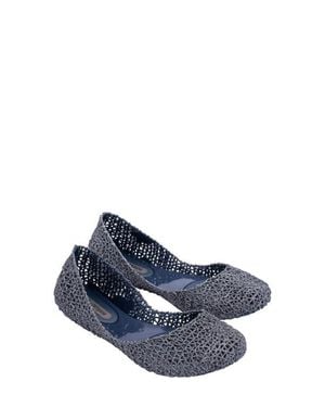 Melissa Campana Papel Vii Jelly Flat - Blue