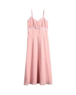 LoveShackFancy Kids' Esmaril Midi Dress - Pink