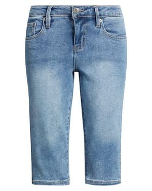 YMI Essential Low Rise Denim Capri Jeans - Blue
