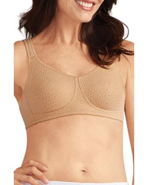 Amoena Mona Seamless Soft Cup Bra - Brown