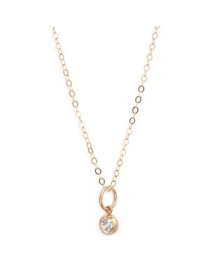 Nashelle Clarity Pendant Necklace - Metallic