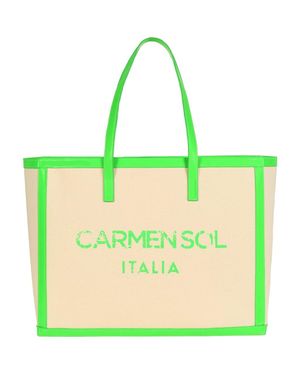 Carmen Sol Roma Tote Bag - Green