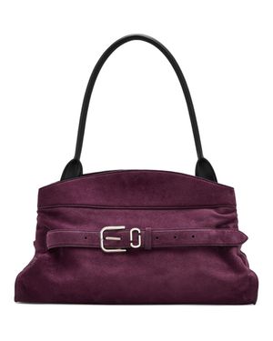 Marc Jacobs The Dakota Large Suede Satchel - Purple