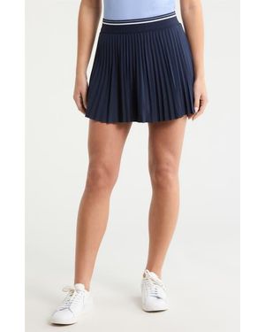 G/FORE Micropleat High Rise Stretch Woven Golf Skort - Blue