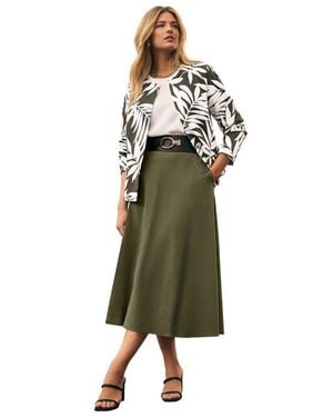 Jessica London Bi-Stretch Lady Jacket - White