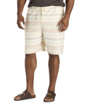 O'neill Sportswear Big & Tall Bavaro Striped Shorts - Natural