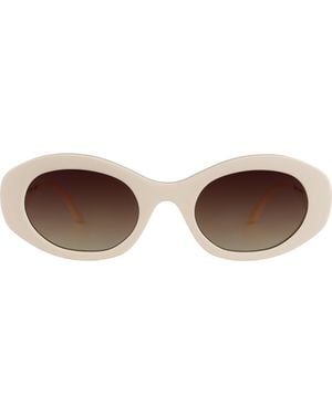 Illesteva Luna Sunglasses - Brown