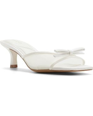 ALDO Begoniaa Kitten Heel Slide Sandal - White