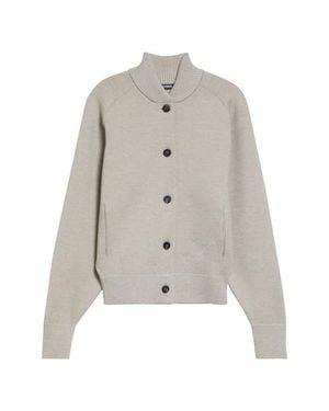 Jacquemus Le Lavande Bomber Cardigan - White