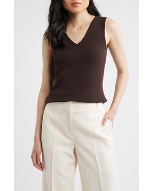 Tahari Sweater Vest - Brown
