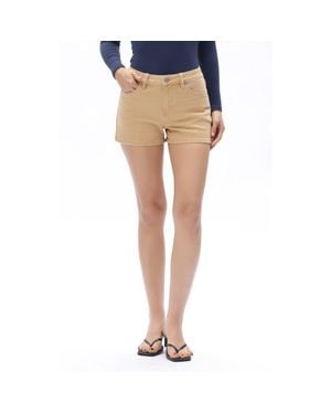 Bayeas Mid Rise Denim Shorts - Blue