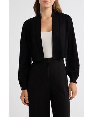 Anne Klein Kissing Front Shrug - Black