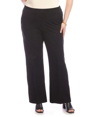 Karen Kane Emily Straight Leg Pants - Black