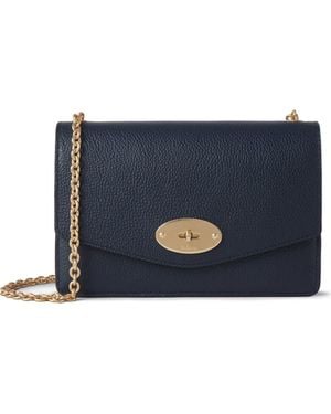 Mulberry Small Darley Leather Clutch - Blue
