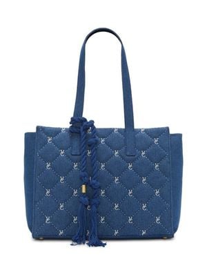Vince Camuto Barry Quilted Tote - Blue