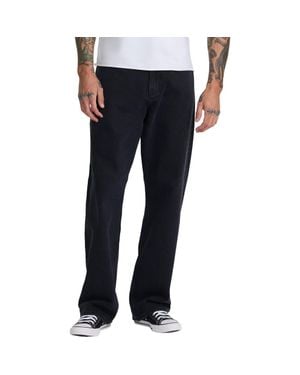 RVCA Americana Dayshift Relaxed Straight Fit Jeans - Black