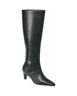 French Connection Becky Kitten Heel Boot - Black