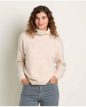 Toad & Co. Toddy T-Neck Sweater - Natural