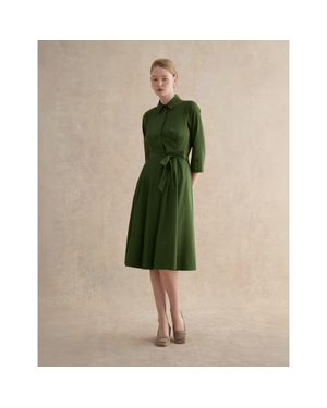 Hobbs Brigitta Midi Dress - Green