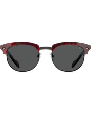 American Optical Sirmont 51Mm Wayfarer Nylon Non Polarized - Black