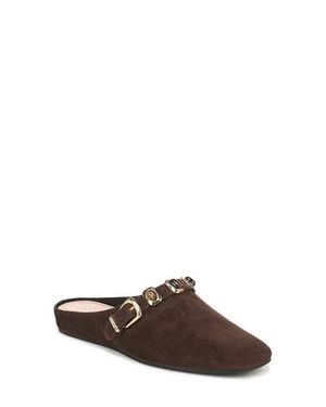 Veronica Beard Narcisa Flat Mule - Brown