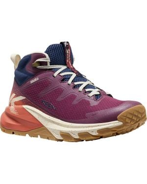 Keen Targhee Apex Mid Waterproof Hiking Boot - Purple