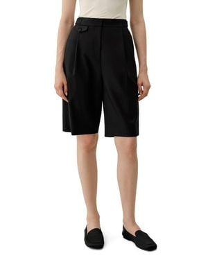 LILYSILK Wool-Silk Bermuda - Black