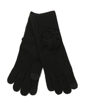 Kate Spade Park Roses Gloves - Black