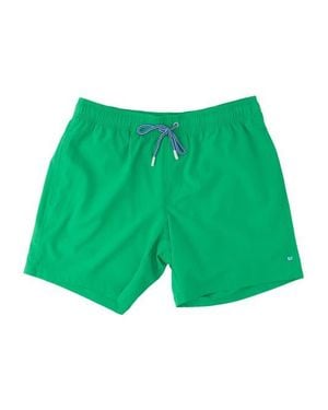 RuggedButts Upf50+ Color Changing Performance Hybrid Swim Trunks - Green
