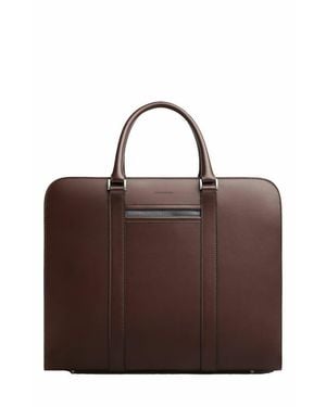 Carl Friedrik Palissy Overnight Briefcase - Brown