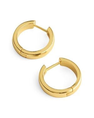 Madewell Small Huggie Hoop Earrings - Metallic