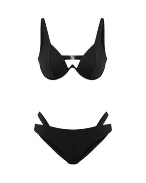 Jendue Cleo Bikini Swimwear - Black